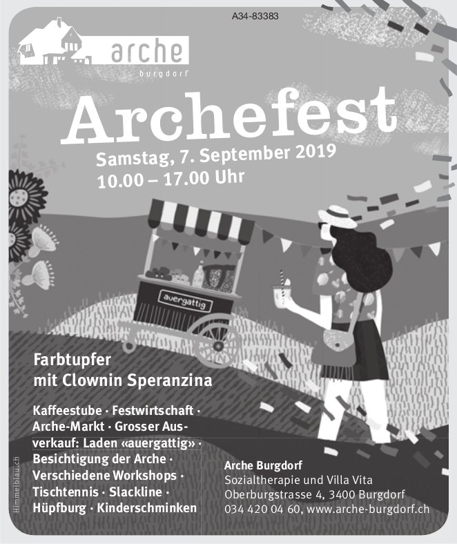 Arche Burgdorf Archefest am 7. September