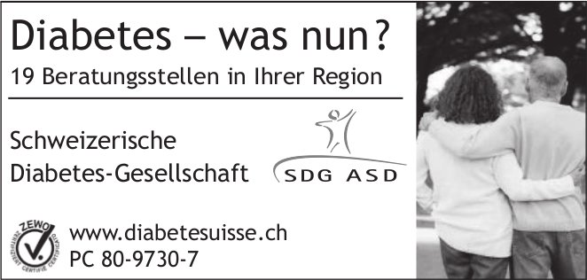 Schweizerische Diabetes-Gesellschaft - Diabetes – Was Nun ? 19 ...